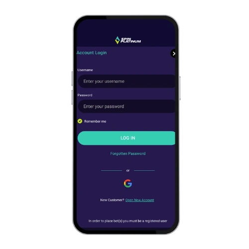 SpinPlatinum login
